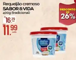 Cometa Supermercados Requeijão cremoso sabor & vida oferta