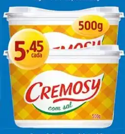 Supermercados Guanabara cremosy com sal oferta