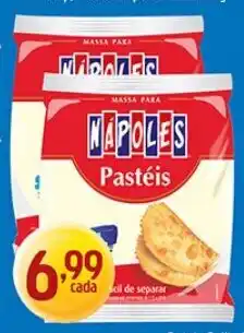Supermercados Guanabara Massa para pastéis napoles oferta