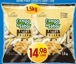 Supermercados Guanabara Batata palito campo & sabor oferta