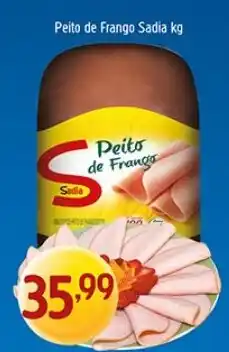 Supermercados Guanabara Peito de Frango Sadia kg oferta