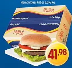 Supermercados Guanabara Hambúrguer Friboi oferta