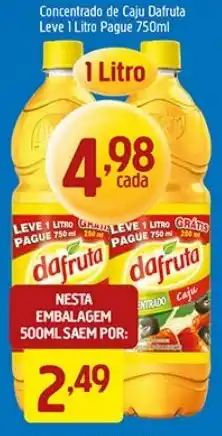 Supermercados Guanabara Concentrado de Caju Dafruta oferta