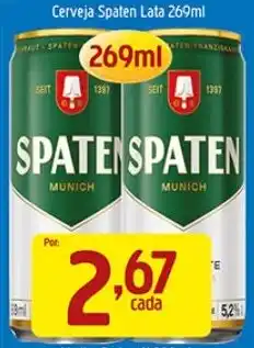 Supermercados Guanabara Cerveja spaten lata oferta