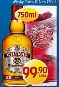 Supermercados Guanabara Whisky Chivas 12 Anos oferta