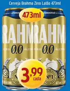 Supermercados Guanabara Cerveja brahma zero latão oferta