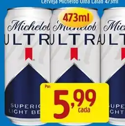Supermercados Guanabara Cerveja michelob ultra oferta
