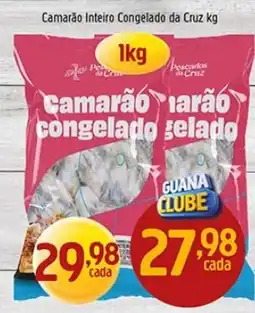 Supermercados Guanabara Camarão inteiro congelado oferta