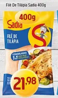Supermercados Guanabara Filé de tilápia sadia oferta