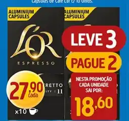 Supermercados Guanabara Cápsulas de Café LOR Espresso oferta