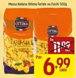 Supermercados Guanabara Massa italiana ottima farfalle ou fusilli oferta