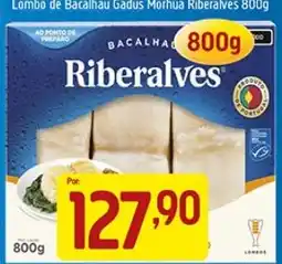 Supermercados Guanabara Lombo de Bacalhau Gadus Morhua Riberalves oferta