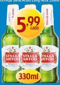 Supermercados Guanabara Stella artois long neck oferta
