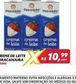Creme de leite líquido piracanjuba