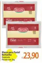 Atacadão Romanha - massa para pastel oferta
