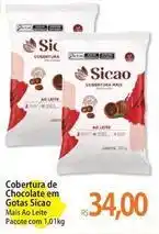Atacadão Chocolate - cobertura de chocolate em gotas oferta