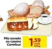 Carrefour Carrefour - pão sovado ou caseiro oferta