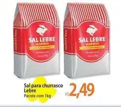 Atacadão Lebre - sal para churrasco oferta