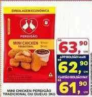 Roldão Perdigão - mini chicken tradicional ou queijo oferta