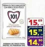 Roldão 101 - farinha de trigo enriquecida com ferro e acido folico oferta