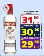 Roldão Smirnoff - vodka oferta