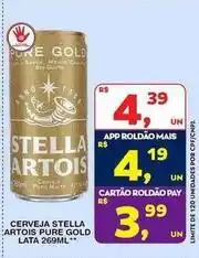 Roldão Gold - cerveja stella artois oferta