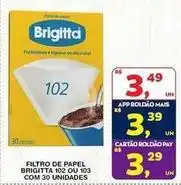 Roldão Brigitta - filtro de papel oferta