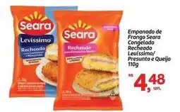 Fort Atacadista Seara - empanado de frango congelado recheado leuissimo/ presunto e queijo oferta