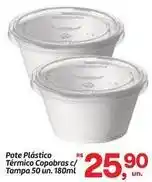 Fort Atacadista Copobras - pote plástico térmico copobras c/ tampa oferta