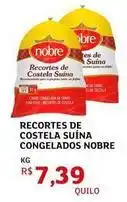 Assaí Atacadista Nobre - recortes de costela suína congelados oferta