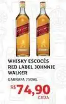 Assaí Atacadista Johnnie walker - whisky escocés red label oferta