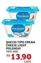 Assaí Atacadista Polenghi - queijo tipo cream cheese light oferta