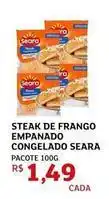 Assaí Atacadista Seara - steak de frango empanado congelado oferta