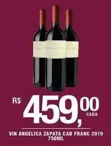 DB Supermercados Angélica - vin angelica zapata cab franc 2019 750ml oferta