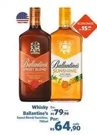 Sam's Club Sweet - whisky ballantine's oferta