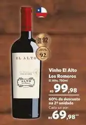 Sam's Club Vinho el alto oferta