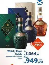 Sam's Club 21 - whisky royal salute oferta