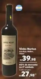 Sam's Club Norton - vinho oferta