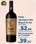 Sam's Club São miguel - vinho alentejano oferta