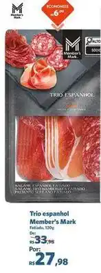 Sam's Club Member's mark - trio espanhol oferta