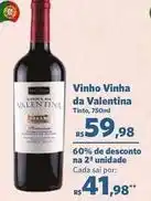 Sam's Club De - vinho vinha da valentina oferta