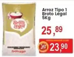 Federzoni Supermercados Arroz tipo 1 broto legal oferta