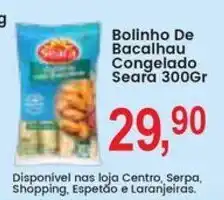 Federzoni Supermercados Bolinho de bacalhau congelado oferta