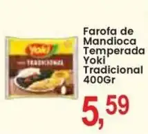 Federzoni Supermercados Farofa de Mandioca Temperada Yoki Tradicional oferta