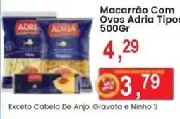 Federzoni Supermercados Macarrão com ovos adria tipos oferta