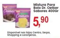 Federzoni Supermercados Mistura Para Bolo Dr. Oetker Sabores oferta