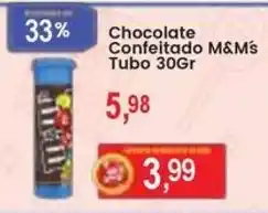 Federzoni Supermercados Chocolate Confeitado M&M'S oferta