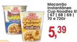 Federzoni Supermercados Macarrão instantâneo cup noodles oferta