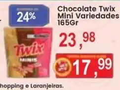 Federzoni Supermercados Chocolate Twix Mini Variedades oferta