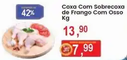 Federzoni Supermercados Coxa Com Sobrecoxa de Frango Com Osso oferta